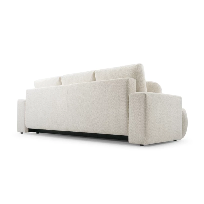 Kanapa LOREN z funkcją spania, obłe kształty