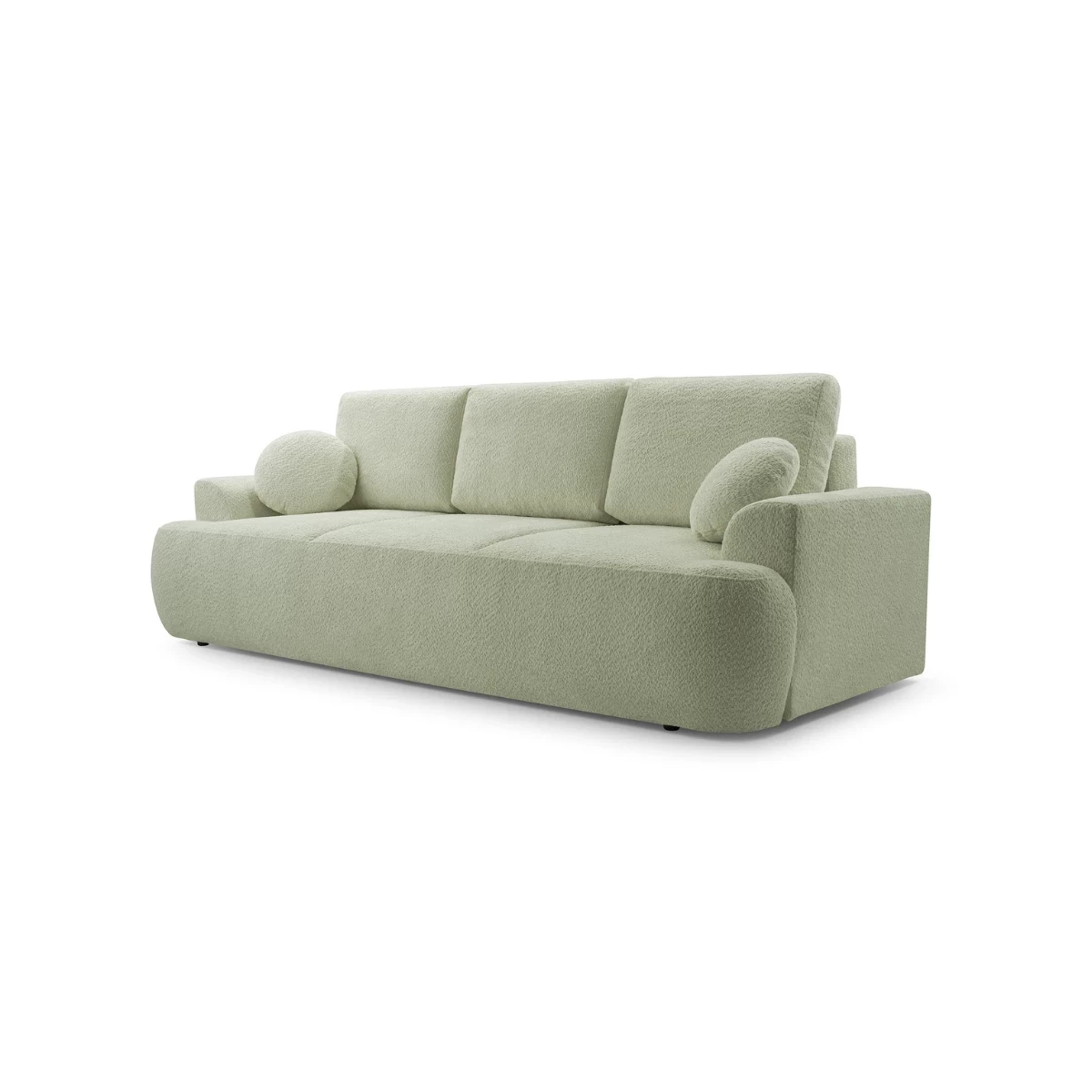 Kanapa LOREN z funkcją spania, obłe kształty