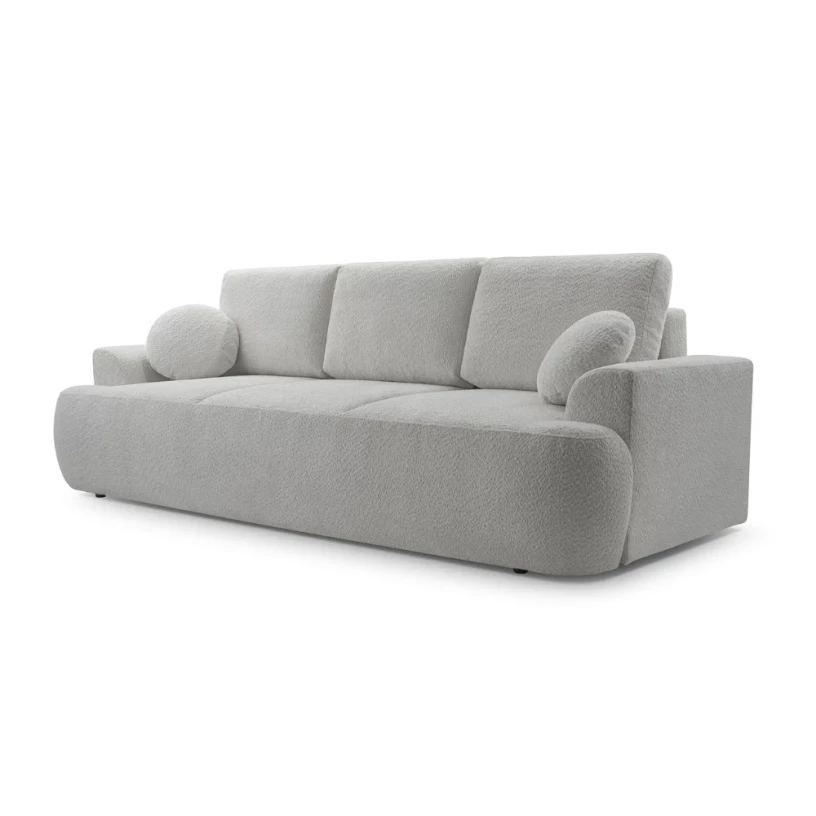 Kanapa LOREN z funkcją spania, obłe kształty