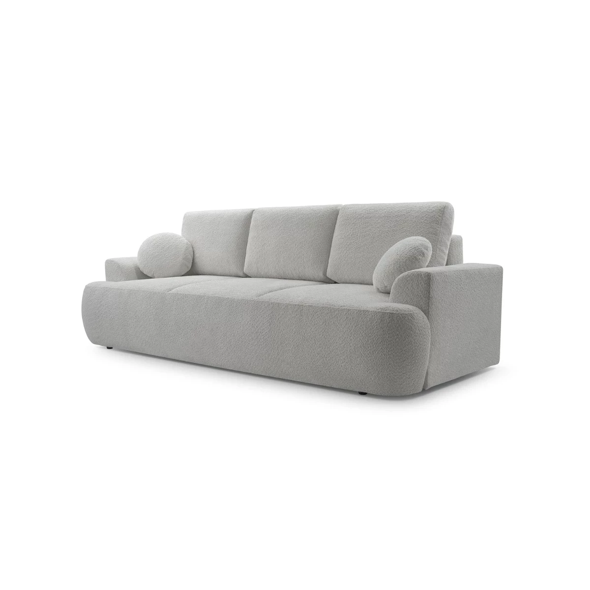 Kanapa LOREN z funkcją spania, obłe kształty