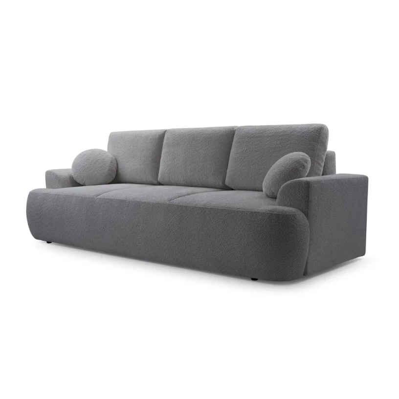 Kanapa LOREN z funkcją spania, obłe kształty