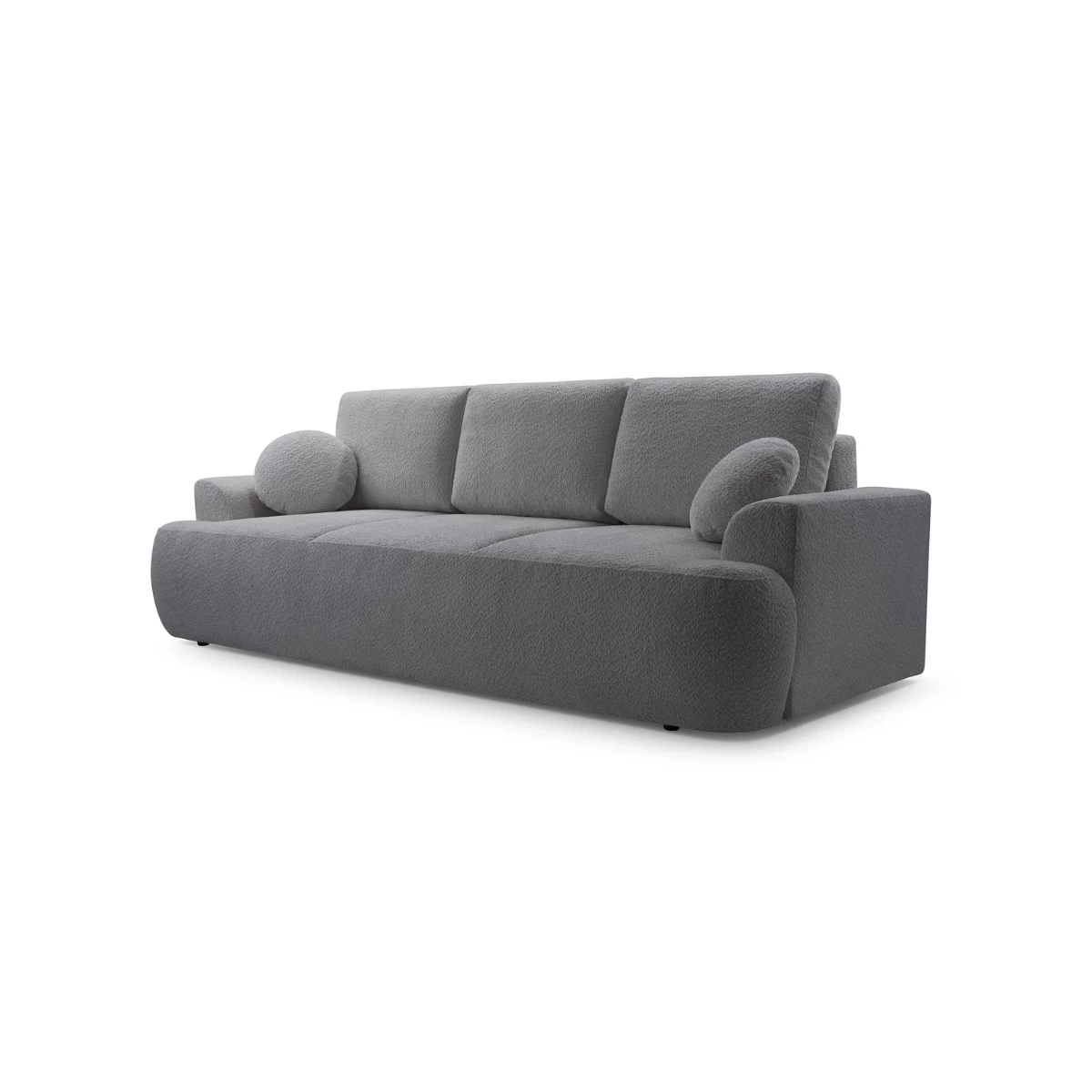 Kanapa LOREN z funkcją spania, obłe kształty