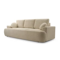 Kanapa LOREN z funkcją spania, obłe kształty