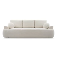 Kanapa LOREN z funkcją spania, obłe kształty