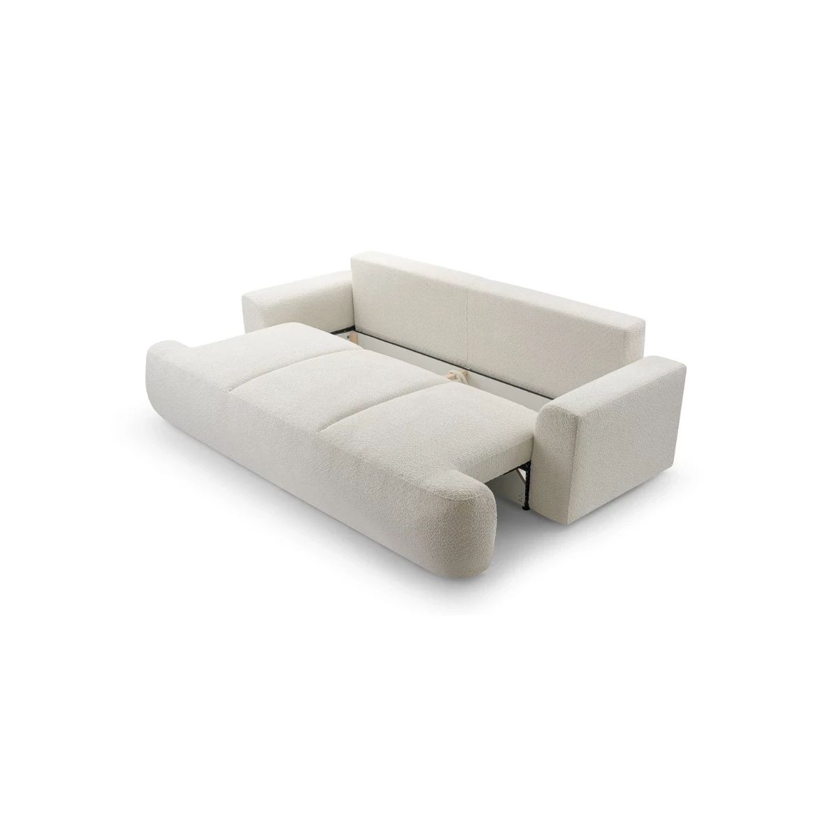 Kanapa LOREN z funkcją spania, obłe kształty