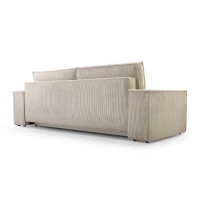 Kanapa ELVA z funkcją spania, tkanina sztruks