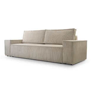 Kanapa ELVA z funkcją spania, tkanina sztruks