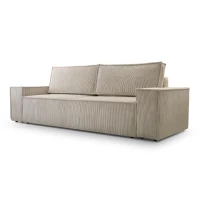 Kanapa ELVA z funkcją spania, tkanina sztruks