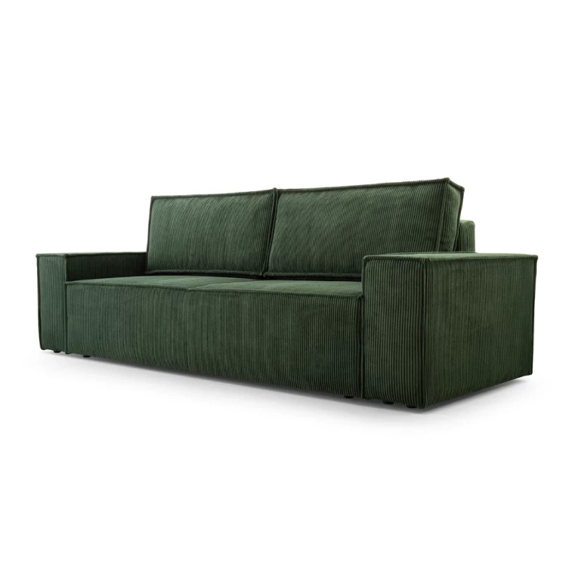 Kanapa ELVA z funkcją spania, tkanina sztruks