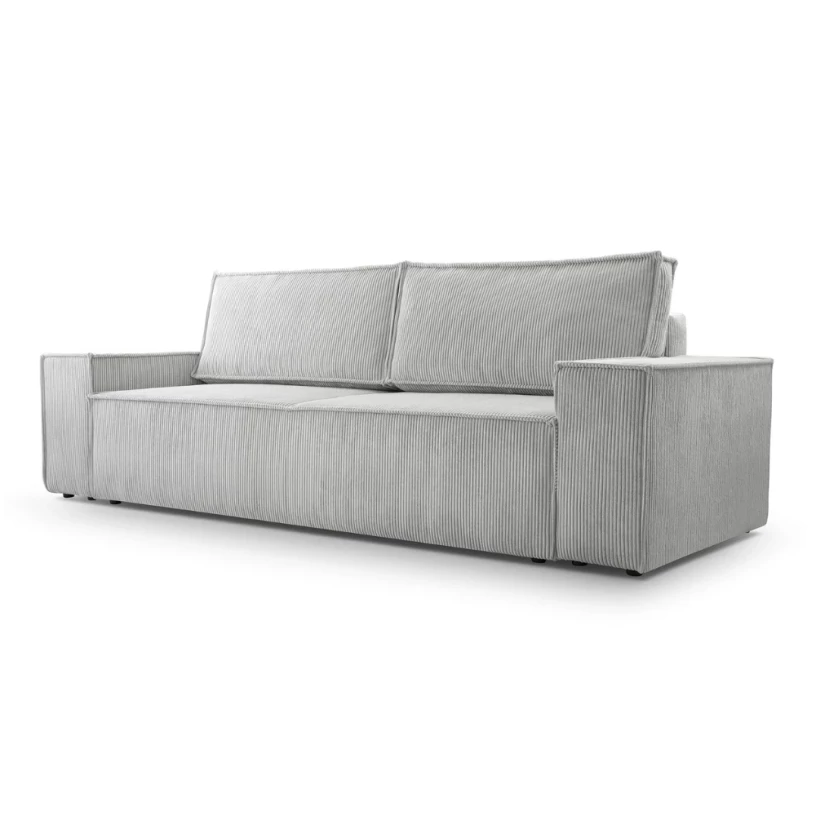 Kanapa ELVA z funkcją spania, tkanina sztruks