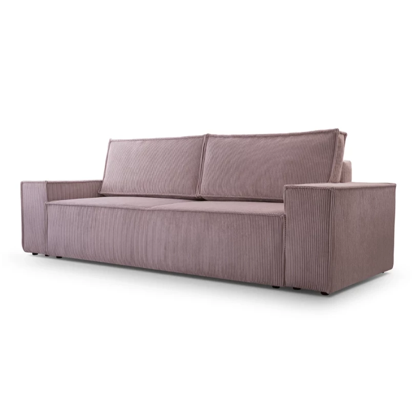 Kanapa ELVA z funkcją spania, tkanina sztruks