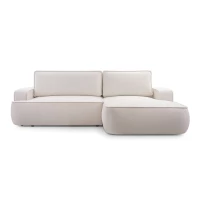 Narożnik ASTI rozkładany z funkcją spania obłe kształty