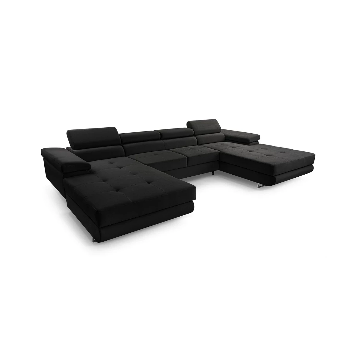 Narożnik duży NALO U mini z szezlongiem