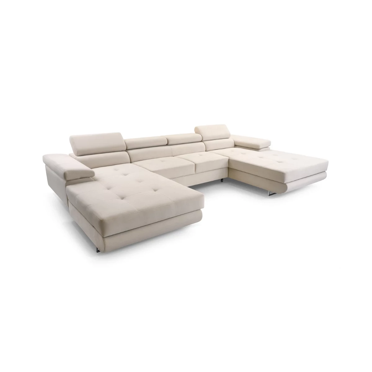 Narożnik duży NALO U mini z szezlongiem