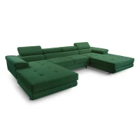 Narożnik duży NALO U mini z szezlongiem