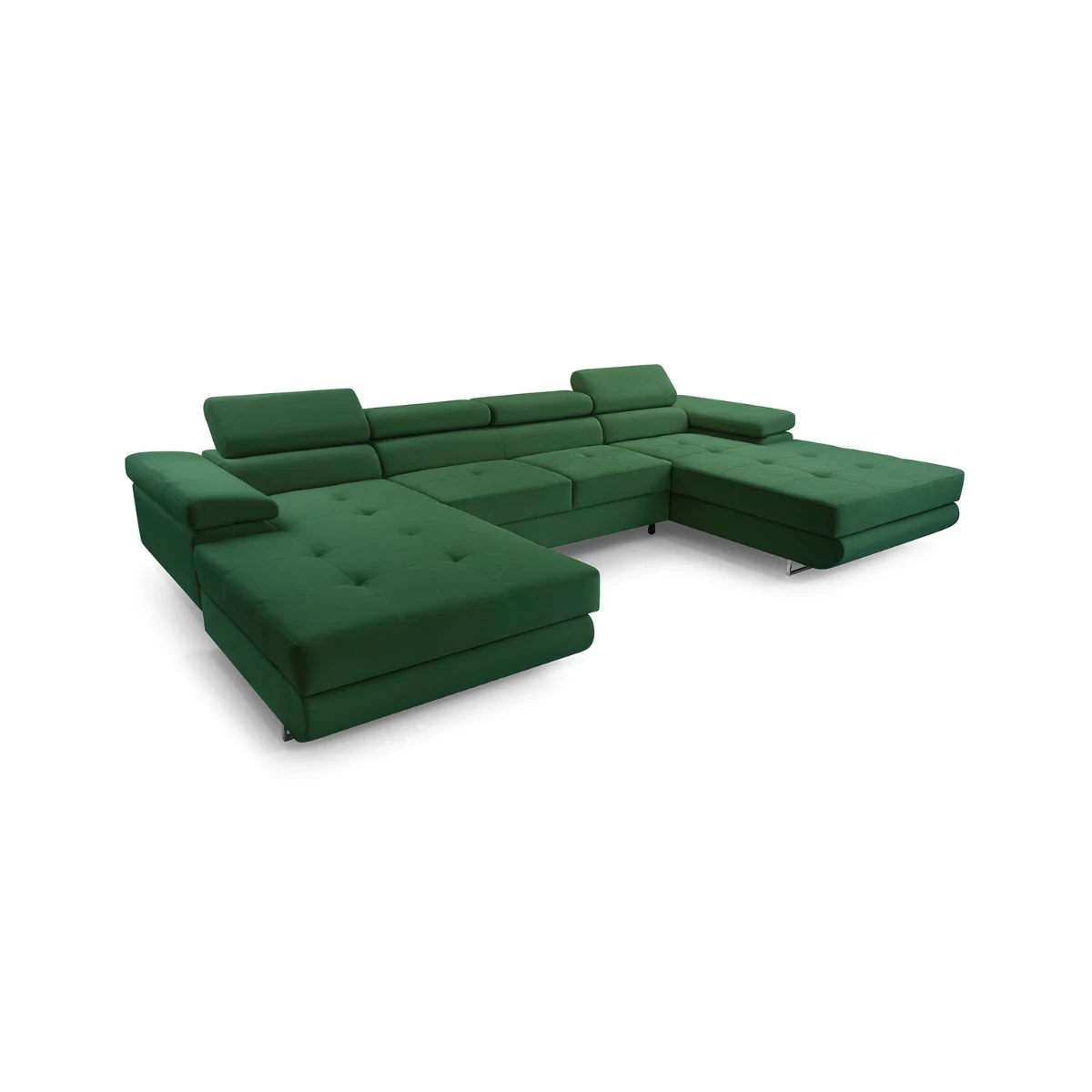 Narożnik duży NALO U mini z szezlongiem