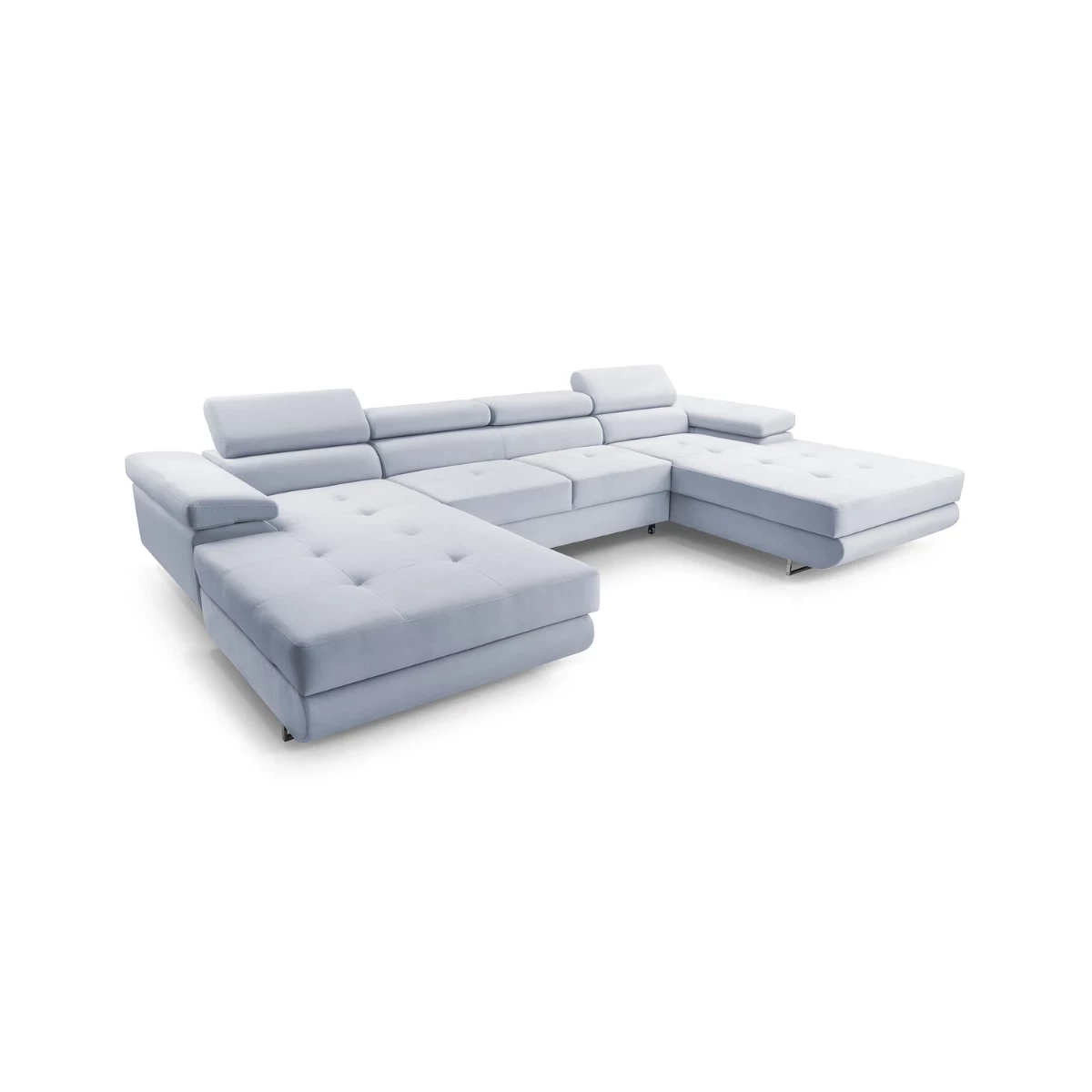 Narożnik duży NALO U mini z szezlongiem