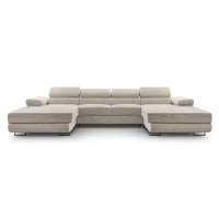 Narożnik duży NALO U mini z szezlongiem