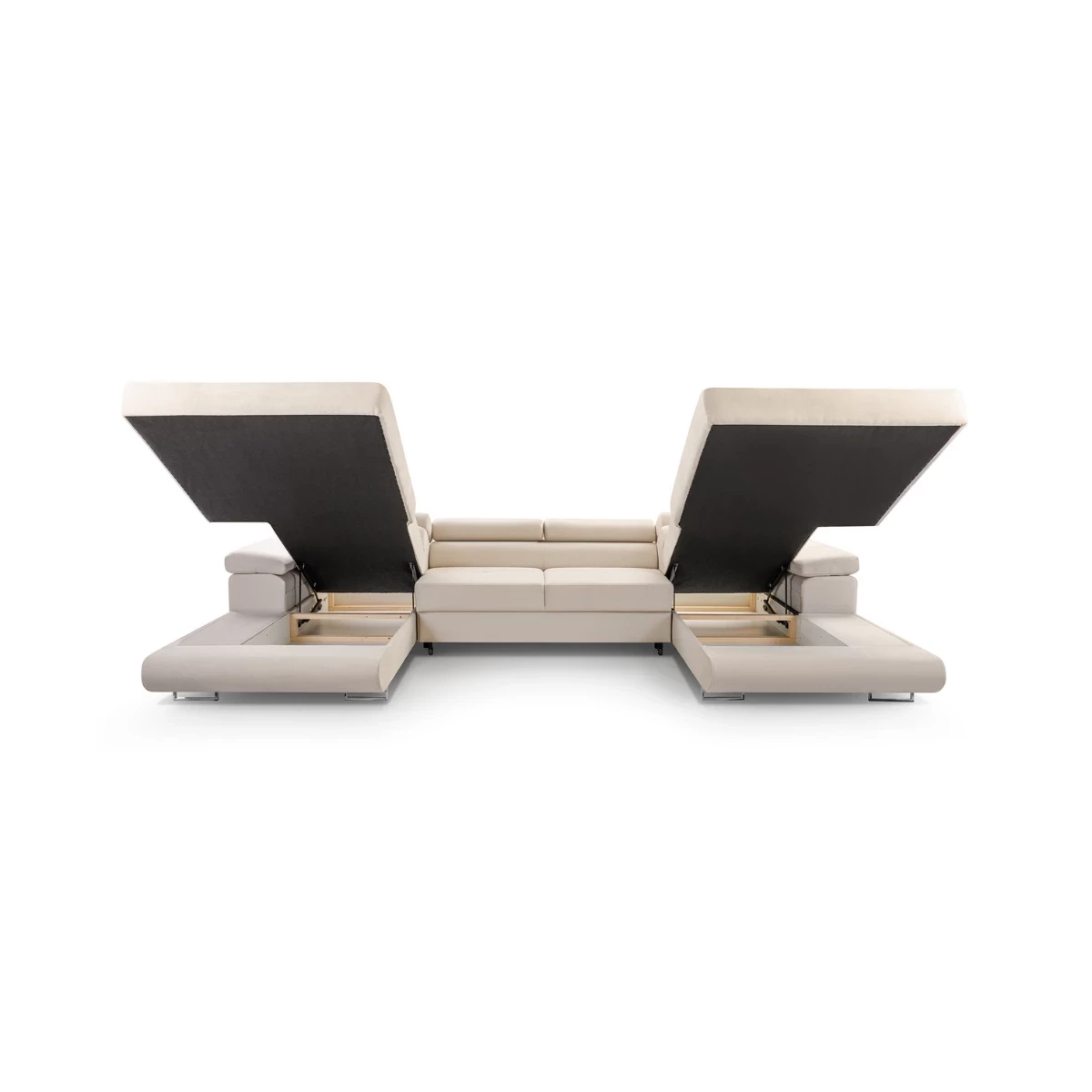 Narożnik duży NALO U mini z szezlongiem