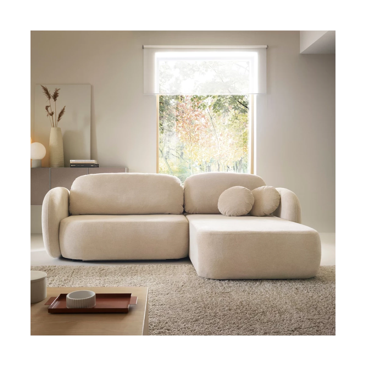 Narożnik CLOUD obły rozkładany