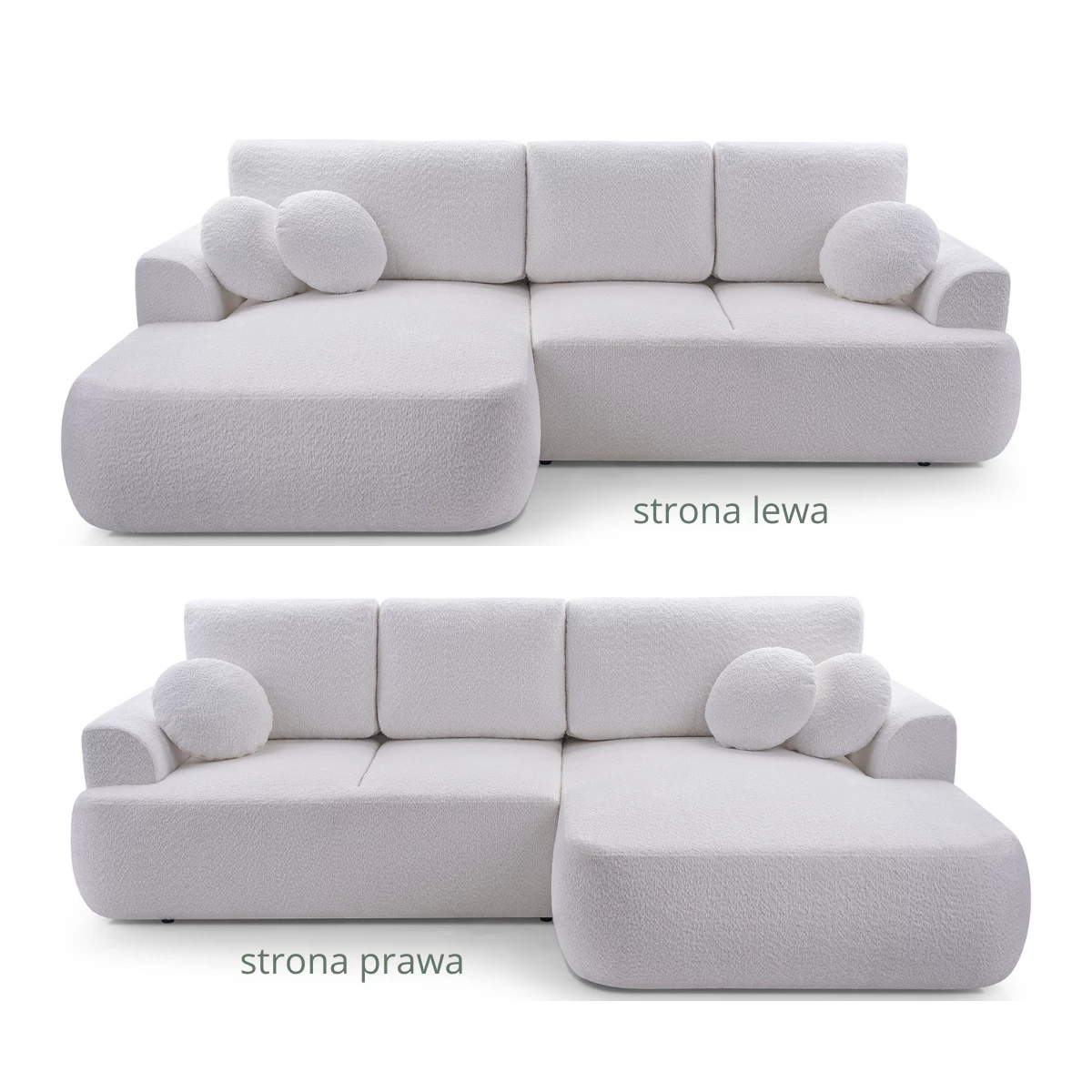 Narożnik LOREN rozkładany z pojemnikiem na pościel