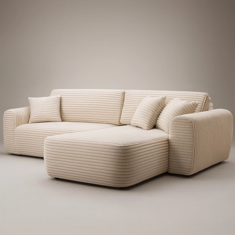 Narożnik NOMA rozkładany z pojemnikiem na pościel